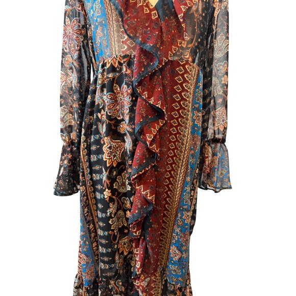 Zara Multicolor Maxi Dress - Picture 7 of 15